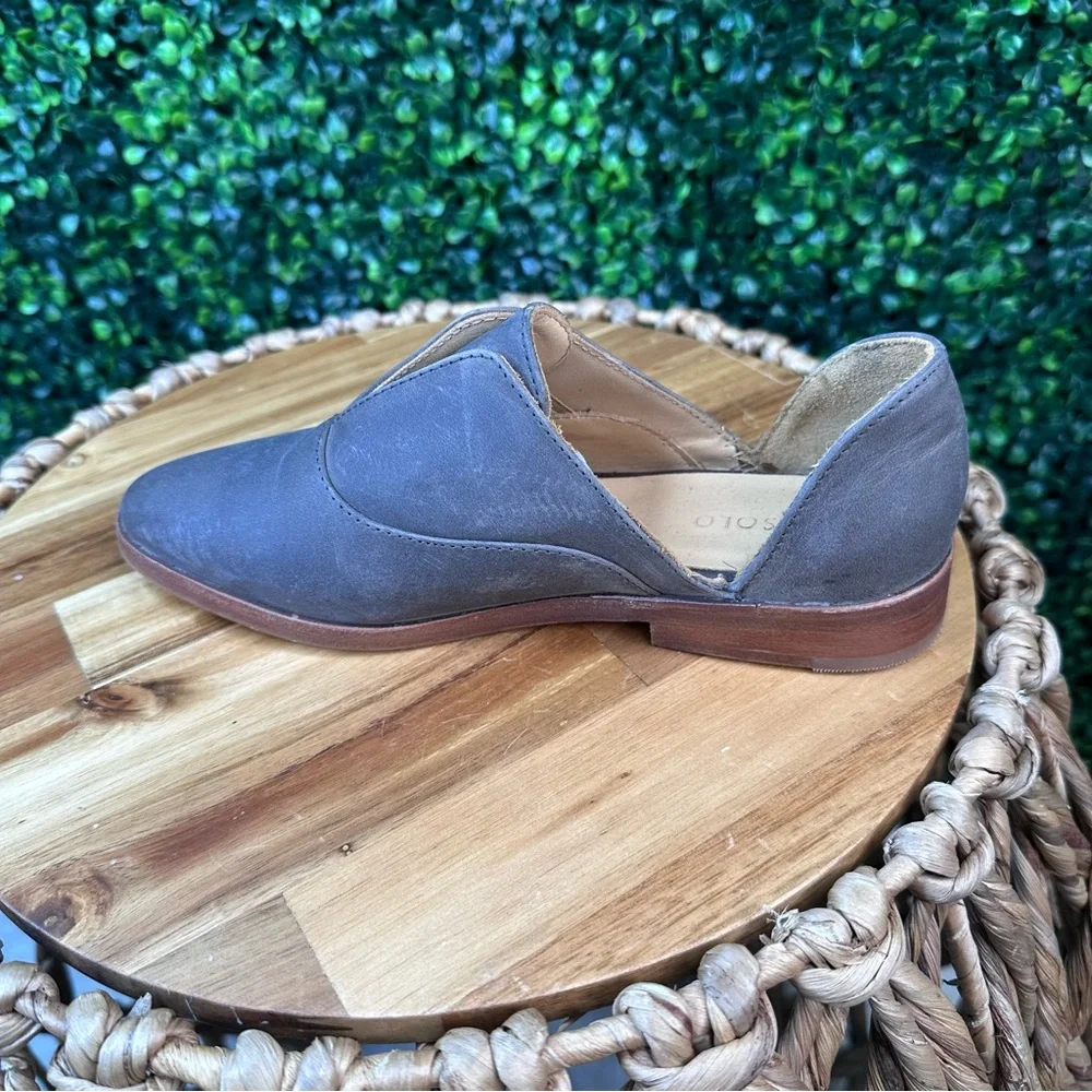 Nisolo x‎ Anthropologie gray oxfords EUC in box